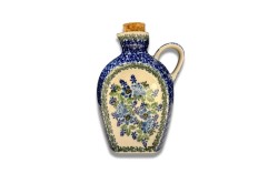 B87 Bunzlau Olieflesje 1865 Aan Tafel